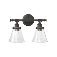 Globe Electric Parker 2-Light Oil Rubbed Bronze Wall Sconce