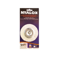 Dico Nyalox 4 in. Fine Crimped Mandrel Mounted Wheel Brush Nylon 2500 rpm 1 pc.