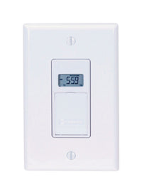 Intermatic Indoor 7 Day Digital In Wall Timer 125 V White