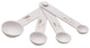 Norpro Plastic White Measuring Spoon Set