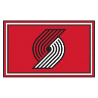 NBA - Portland Trail Blazers 4ft. x 6ft. Plush Area Rug