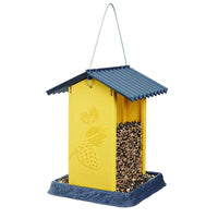 North States Village Wild Bird 4.25 lb Plastic Pinecone Hopper Bird Feeder 4 ports (Pack of 2)