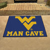 West Virginia University Man Cave Rug - 34 in. x 42.5 in.