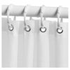 Zenith Zenna Home 72 in. H X 70 in. W White Shower Curtain Liner Fabric