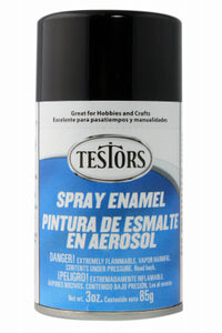 Testor'S 1247t 3 Oz Black Gloss Spray Enamel (Pack of 3)