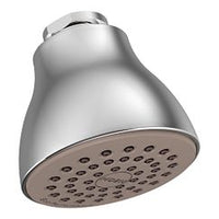 Chrome one-function 2-1/2" diameter spray head eco-performance showerhead