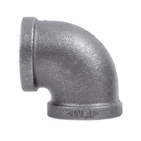 STZ Industries 2-1/2 in. FIP each X 2-1/2 in. D FIP Black Malleable Iron 90 Degree Elbow