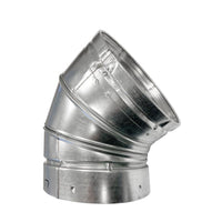 Selkirk 4 in. D X 9.56 in. L Aluminum/Galvanized Steel Stove Pipe Elbow