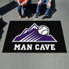 MLB - Colorado Rockies Mountains Man Cave Rug - 5ft. x 8 ft.