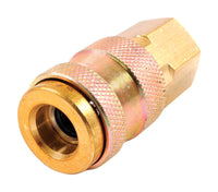 Forney Brass Universal Coupler 1/4 in. Female X 1/4 in. Female 1 pc