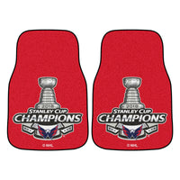 NHL - Washington Capitals 2018 Stanley Cup Champions Carpet Car Mat Set - 2 Pieces