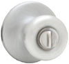 Kwikset  Tylo  Satin Chrome  Steel  Privacy Knob  3  Right or Left Handed