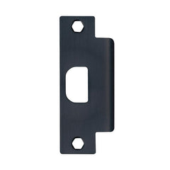 Tell Matte Black Steel Strike Plate 1 pk | Max Warehouse