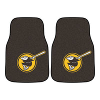 MLB - San Diego Padres Swinging Friar Carpet Car Mat Set - 2 Pieces