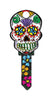 Lucky Line Key Shapes Sugar Skull House Key Blank Double sided For Schlage SC1 (Pack of 5)