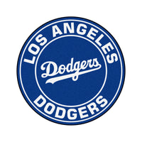 MLB - Los Angeles Dodgers Script Roundel Rug - 27in. Diameter