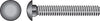 Hillman 1/4 in. X 3 in. L Zinc-Plated Steel Carriage Bolt 100 pk