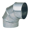 Imperial Manufacturing 3 in. Dia. x 3 in. Dia. Adjustable 90 deg. Galvanized Steel Elbow Exhaust (Pack of 8)