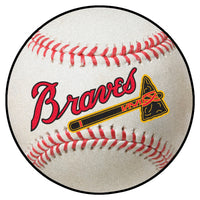 MLB - Atlanta Braves  Retro Collection Baseball Rug - 27in. Diameter - (1946 Boston Braves)