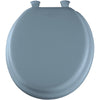 Bemis Round Sky Blue Soft Toilet Seat