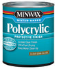 Minwax Polycrylic Semi-Gloss Crystal Clear Water-Based Polyurethane 1 qt