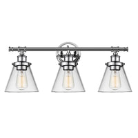 Globe Electric Parker 3-Light Chrome Wall Sconce