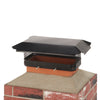 HY-C Draft King various in. Powder Coated Steel Chimney Cap