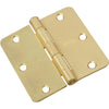 National Hardware 3-1/2 in. L Satin Brass Door Hinge 3 pk