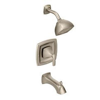 Brushed nickel Posi-Temp(R) tub/shower