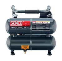 Senco 2.5 gal Horizontal Portable Air Compressor 135 psi 1 HP