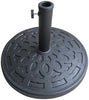 Bond Black Round Resin Umbrella Base