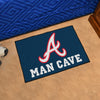 MLB - Atlanta Braves Man Cave Rug - 19in. x 30in.