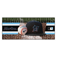 MLB - Miami Marlins Baseball Runner Rug - 30in. x 72in.