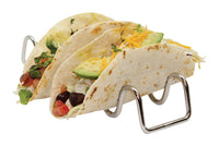 TableCraft Taco Taxi Silver Stainless Steel Taco Holder