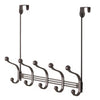 iDesign 15.62 in. H X 5.35 in. W X 12.83 in. L Steel Over-the-Door Rack