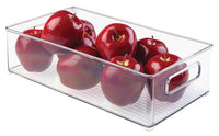 iDesign Clear Storage Bin 4 in. H X 8 in. W X 14.5 in. D Stackable