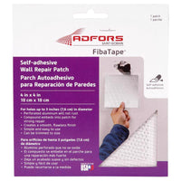 Saint-Gobain ADFORS FibaTape 4 in. L X 4 in. W Fiberglass Reinforced Aluminum White Self Adhesive Wa