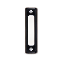 Heath Zenith Black Plastic Wired Pushbutton Doorbell