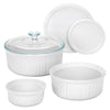 CorningWare French White 11 in. W X 9.83 in. L Bake Set White 6 pc