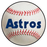 MLB - Houston Astros Retro Collection Baseball Rug - 27in. Diameter - (1984)