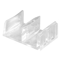 Prime-Line 5.4 in. H X 1-9/16 in. W Clear Frameless Shower Door Bottom Guide