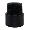 Charlotte Pipe 2 in. Hub X 2 in. D MPT ABS Adapter