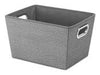 Whitmor 16 qt Gray Storage Bin 7.5 in. H X 13 in. W X 10 in. D Stackable