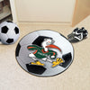 University of Miami Sebastian the Ibis Soccer Ball Rug - 27in. Diameter