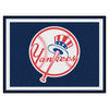 MLB - New York Yankees Bat and Cap 8ft. x 10 ft. Plush Area Rug