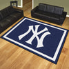 MLB - New York Yankees 8ft. x 10 ft. Plush Area Rug