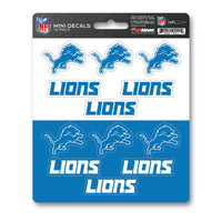 NFL - Detroit Lions 12 Count Mini Decal Sticker Pack