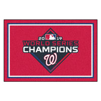 MLB - Washington Nationals World Series Champions 5ft. x 8 ft. Plush Area Rug