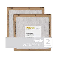 Filtrete 20 in. W X 20 in. H X 1 in. D Synthetic 5 MERV Flat Panel Filter 2 pk (Pack of 24)