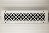 Steelcrest Designer 20 X 4 Wall /Ceiling White Supply Vent Cover, With Air-Volume Damper & Face Mounting Screw Holes